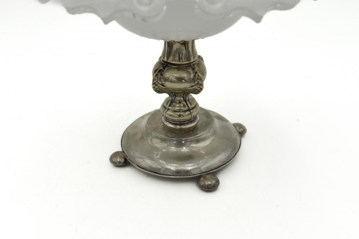 Silver Antique silver candy platter, late 19th century. For Sale