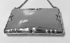 Antique Silver Card Case Aide Memoire Purse Birmingham 1908 William Haseler