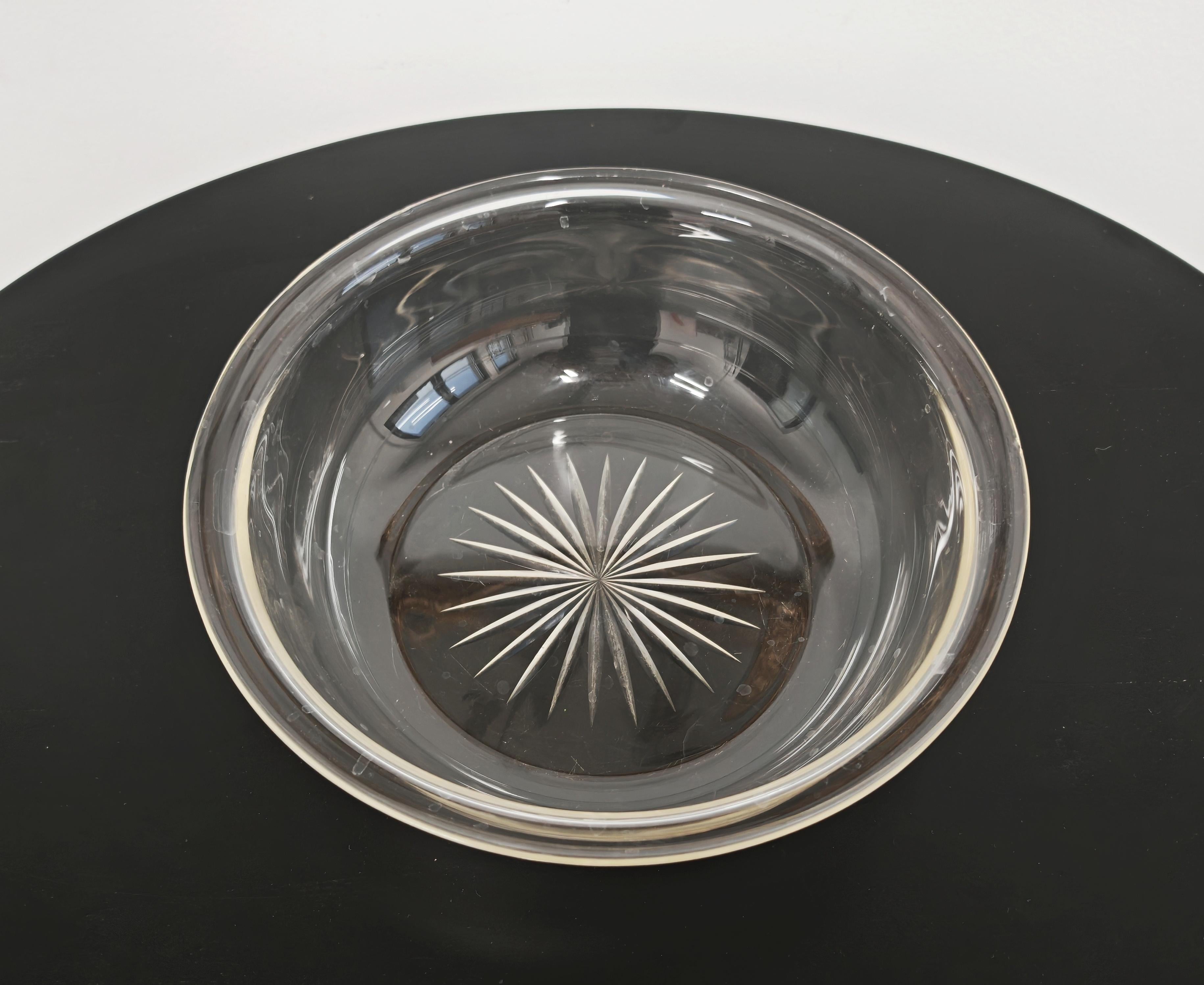 Antico Centeriece d'argento - Cestino con ciotola di cristallo, Germania, 1900 in vendita 1