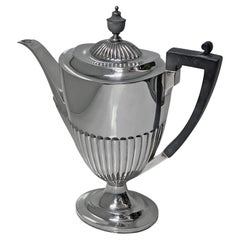 Antica caffettiera in argento, Londra 1908, Goldsmiths & Silversmiths Co.