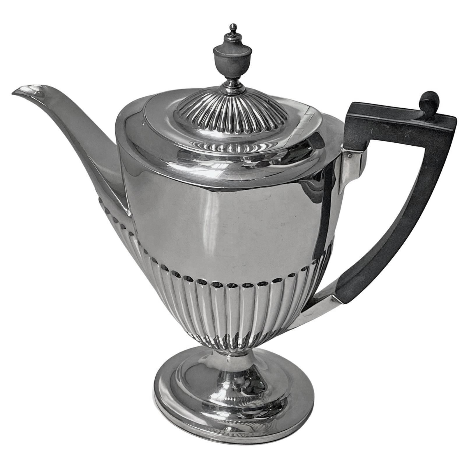 antique silver coffee pots