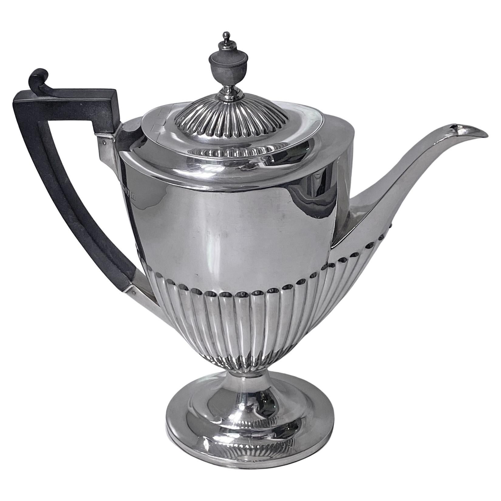 antique silver coffee pots