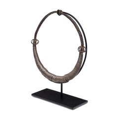 Antique Silver Coil Necklace, Miao Minority, Early 20th Century