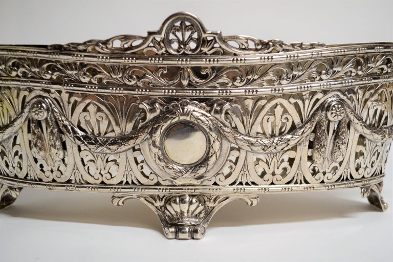 Antique Silver Continental Centerpiece with Liner, circa 1900-1910 For ...