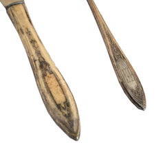 Antique Silver Cutlery with Stunning Embossed Patterns from WMA Rogers Sectional