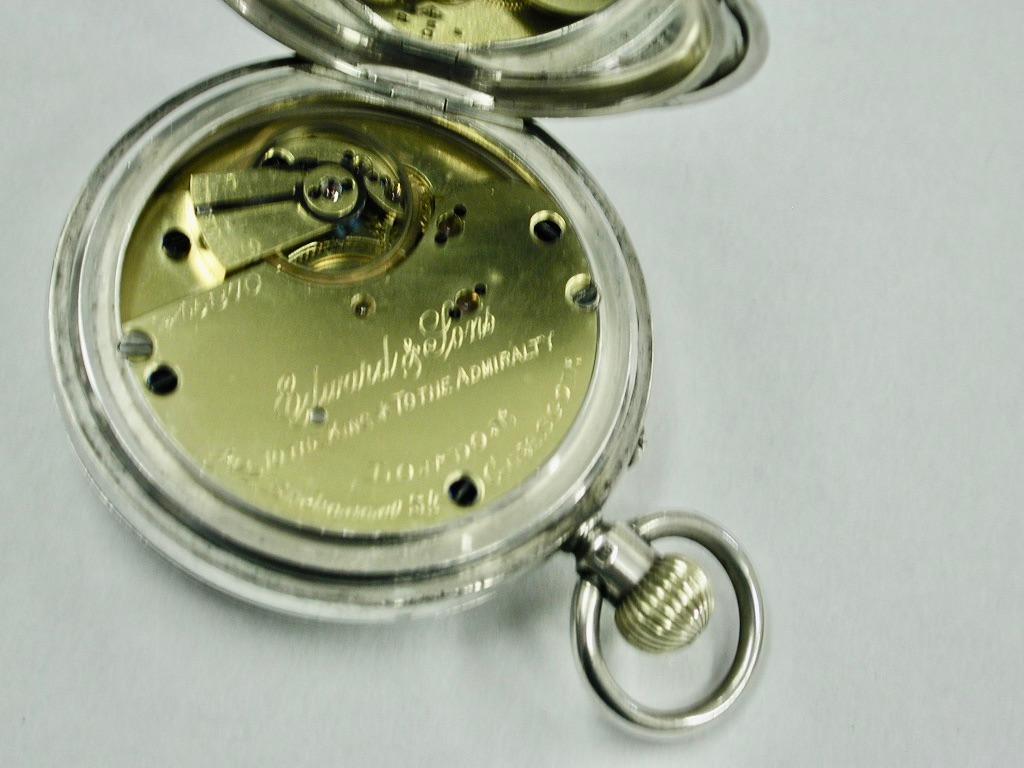 Antique Silver Demi-Hunter Pocket Watch, Dated 1903, Birmigham Assay 1