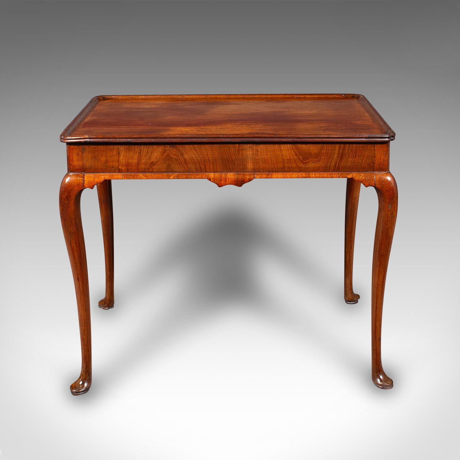 Mahogany Antique Silver Display Table, English, Presentation, Side, Georgian, Circa 1760 For Sale