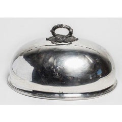 Antique Silver Domed Dish Cover