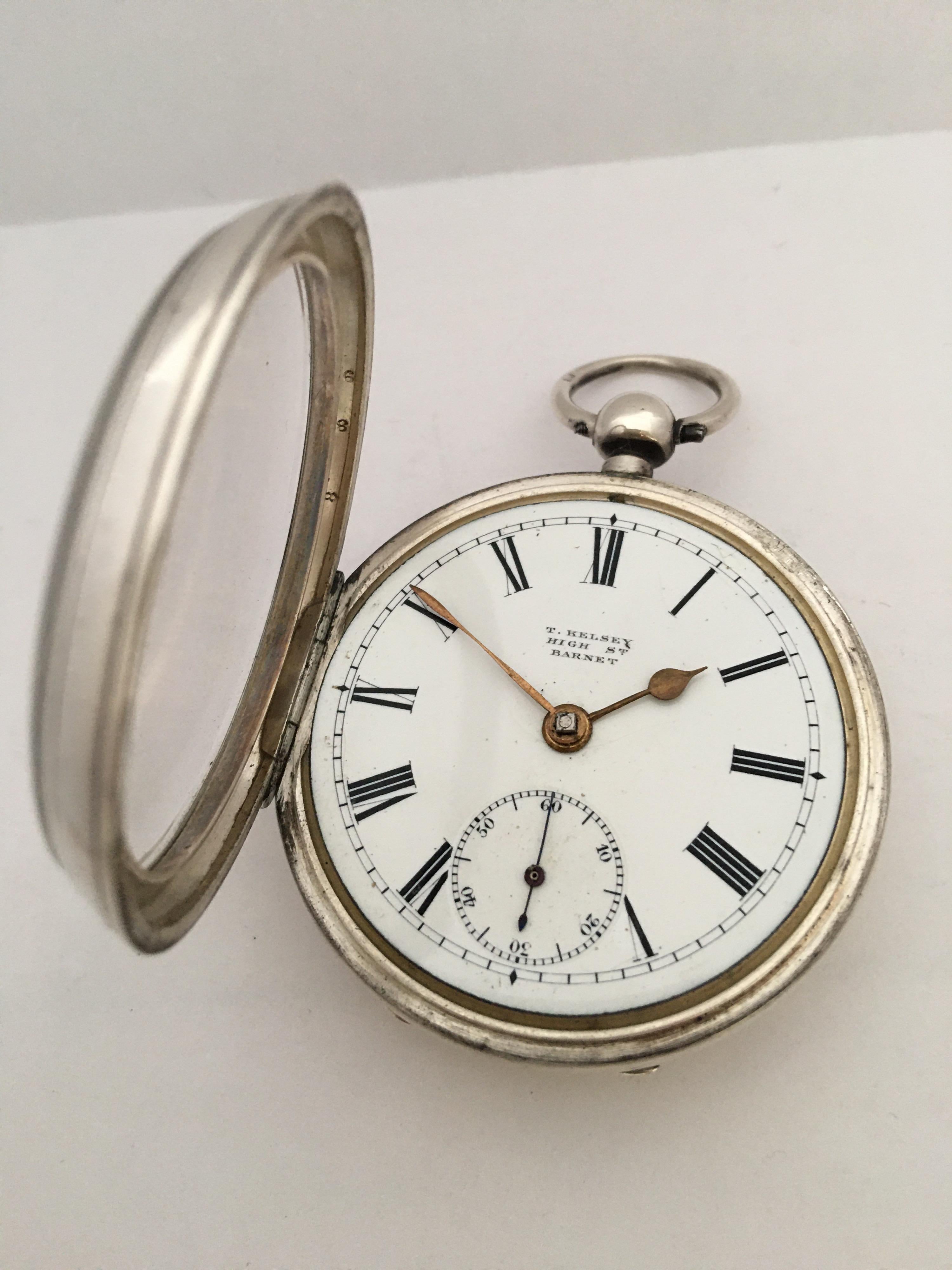 silver pocket watch case