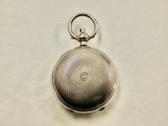 Antique Silver Engine Turned Sovereign Case By A L Dennison Birmingham 1907