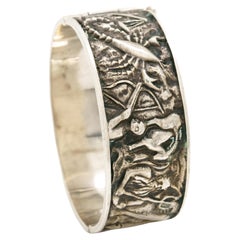 Bracelet Astrologique Zodiac en argent Antique Revival