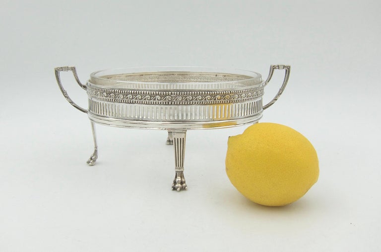 Antique Silver Footed Sweetmeat Dish by Hugo Bohm of Germany For Sale 4
