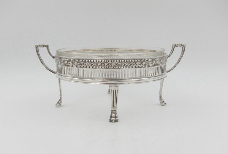 Antique Silver Footed Sweetmeat Dish by Hugo Bohm of Germany In Good Condition For Sale In Los Angeles, CA