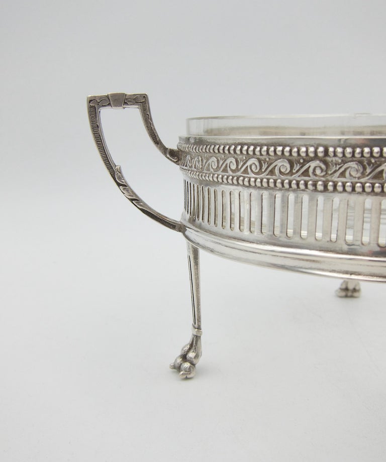 Antique Silver Footed Sweetmeat Dish by Hugo Bohm of Germany For Sale 1