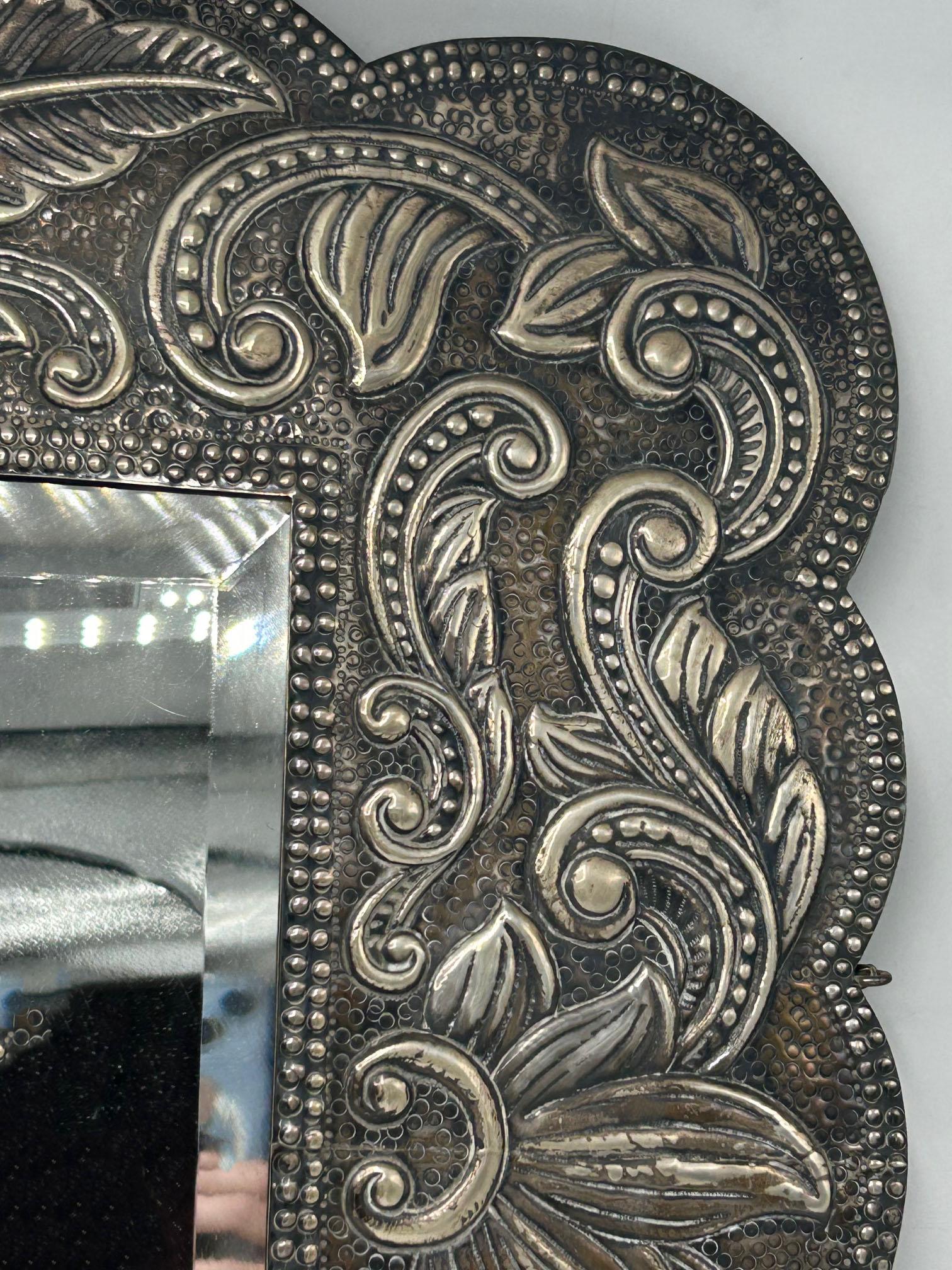 Art Nouveau Specchio con cornice in Antique Mirror in vendita