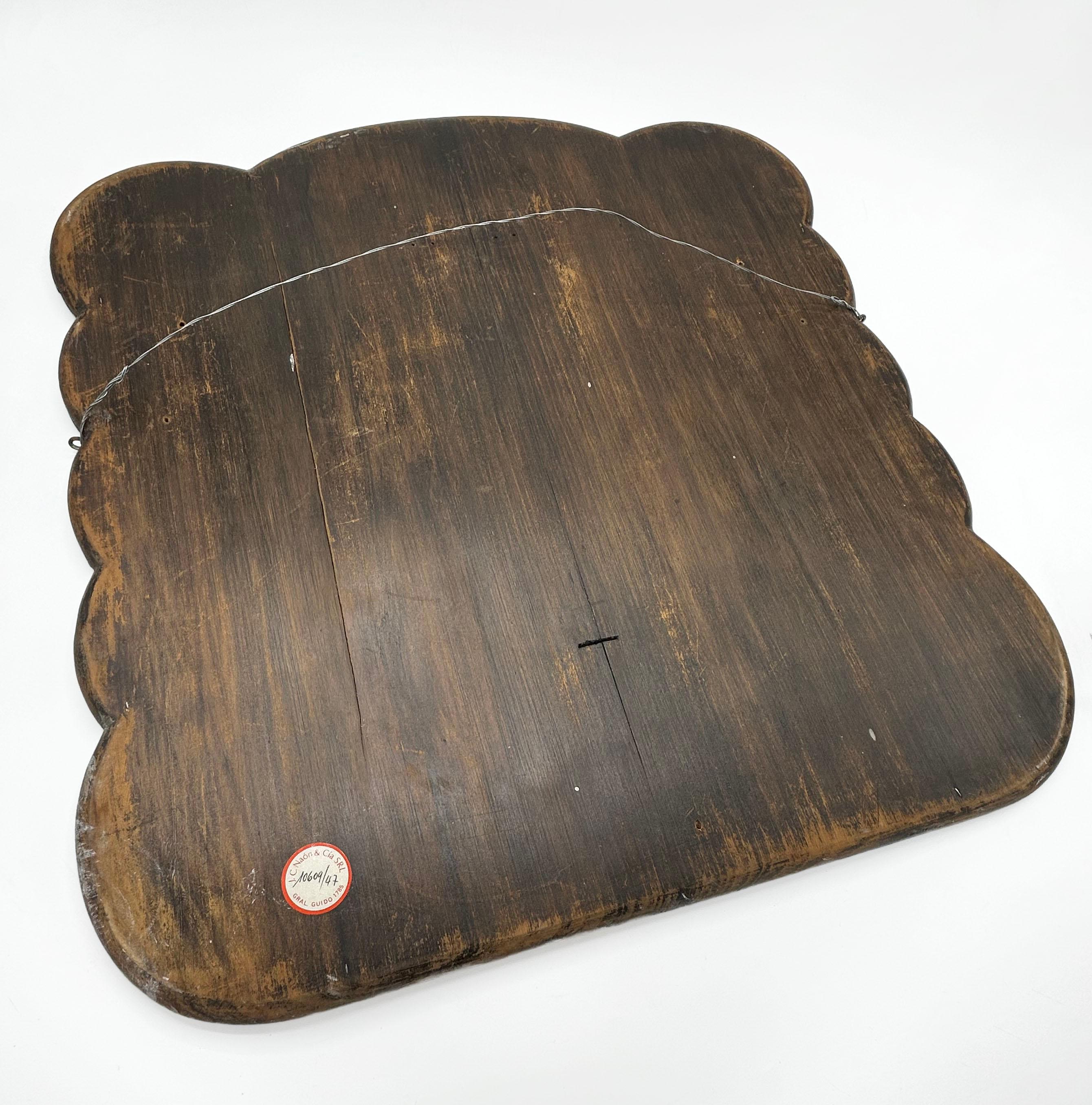 XX secolo Specchio con cornice in Antique Mirror in vendita