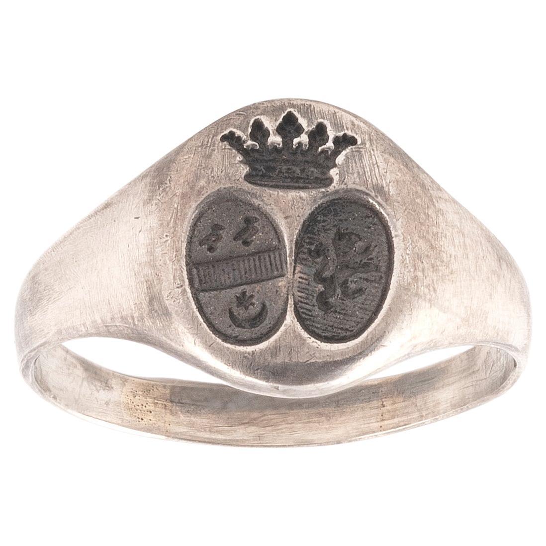 Antique Late 16th Century German Silver Ring For Sale at 1stDibs