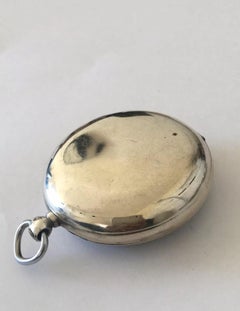Antique Silver Fusee Pocket Watch Signed Ashdown & Barlette, Maidstone