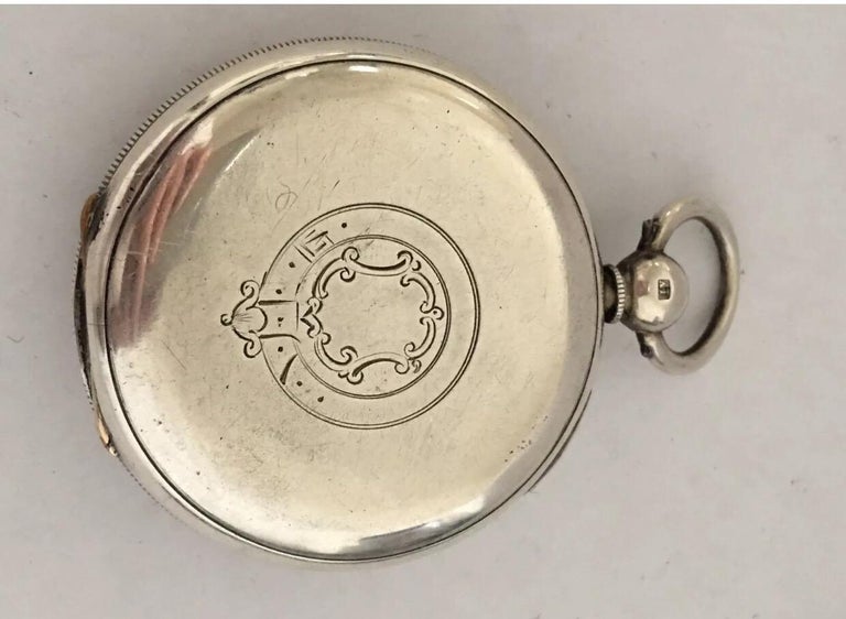 Antique Silver Fusee Pocket Watch Signed James Wood, Neston For Sale at ...