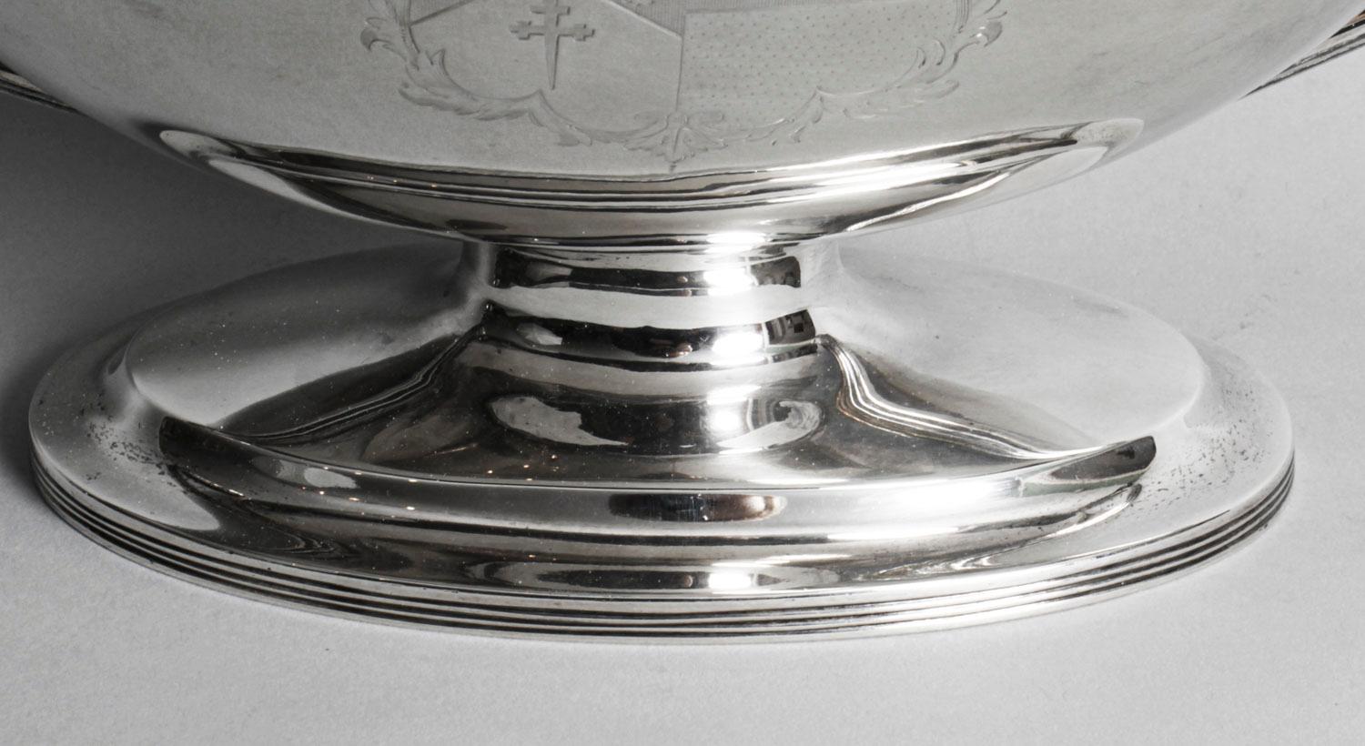 Silver George III Tureen William Bennett 1808 Birchall and Hayne, 19th Century For Sale 6