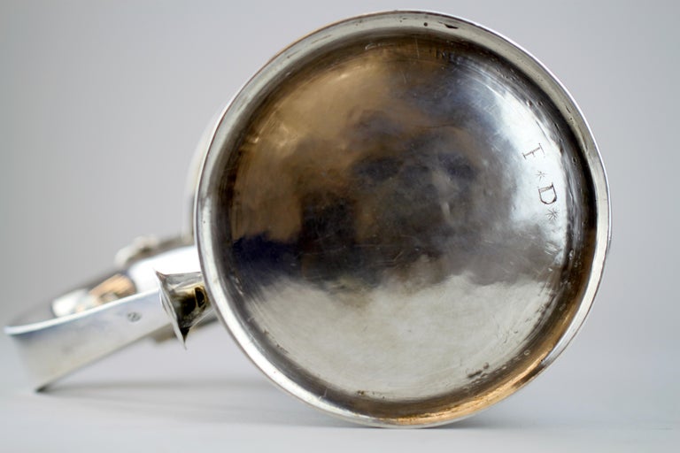 Antique Silver Georgian Tankard, England, London, 1808 For Sale 6