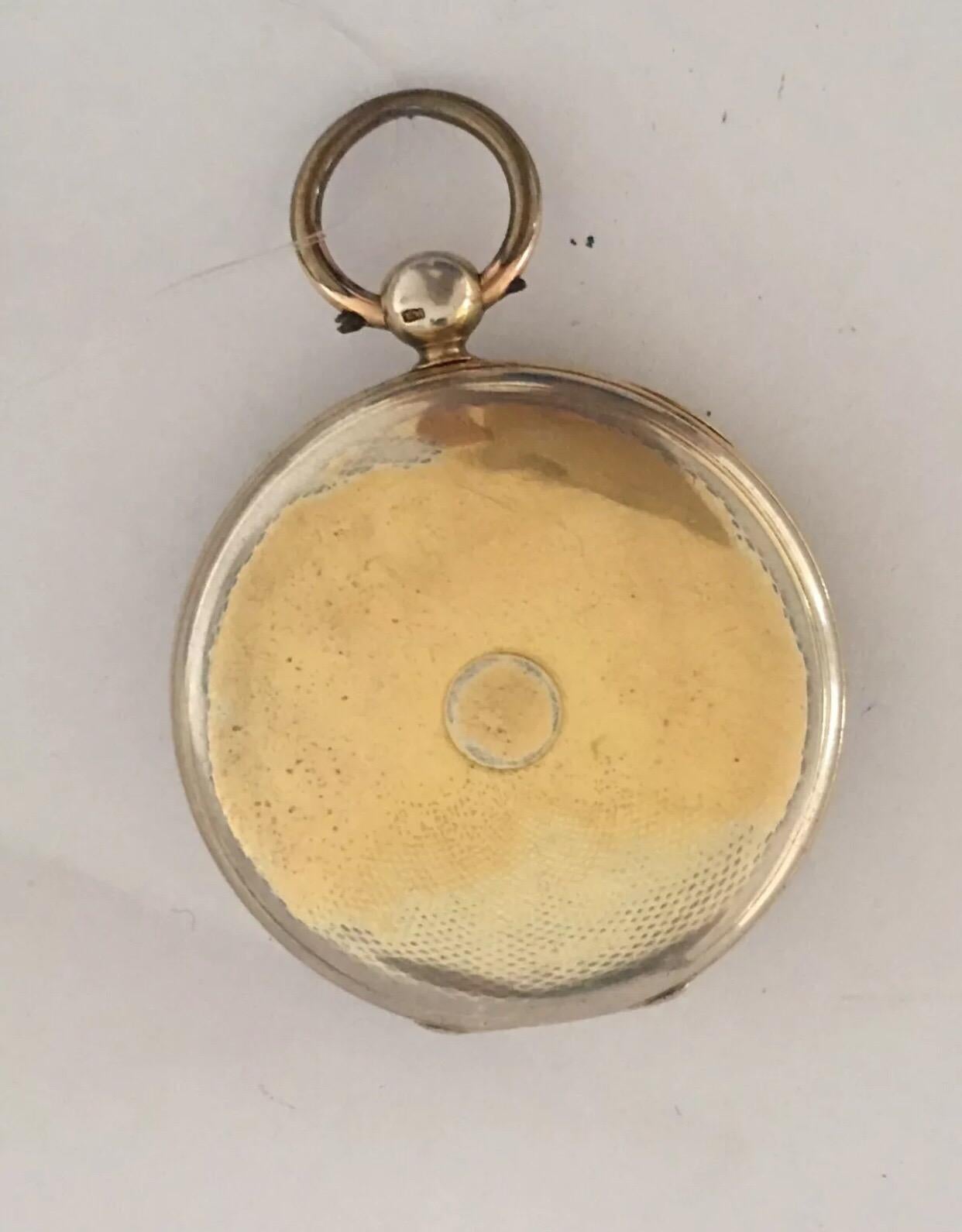 
Antique Silver Gilt English Lever Fusee Pocket Watch By Frodsham, London c.1840

This Watch is Not working. the spring is broken. But the Balance wheel is good and spinning when shake. The silver gilt Case is rubbed out. Visible chipped on the