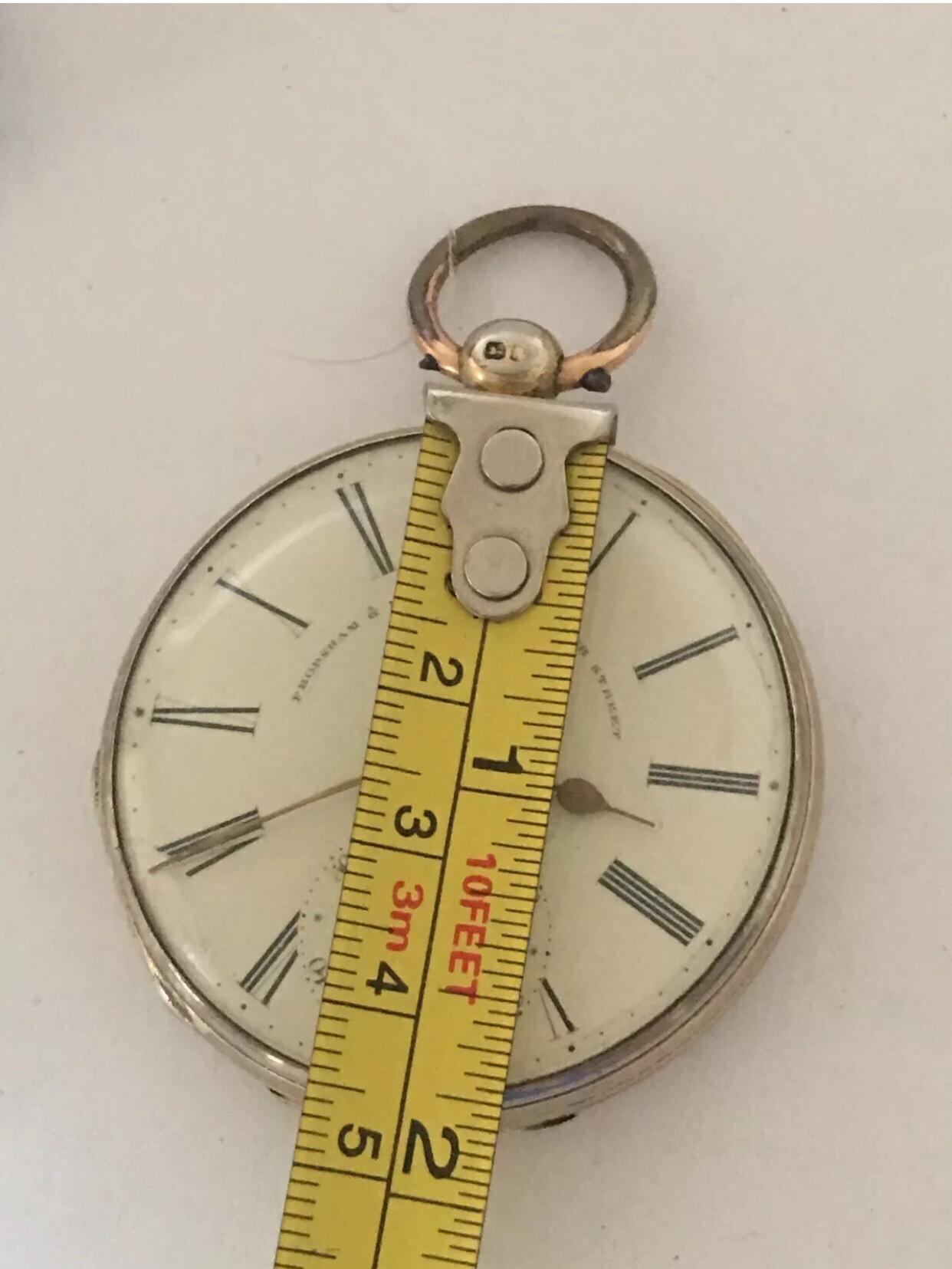 Silver Gilt English Lever Fusee Pocket Watch by Frodsham, London for Spares/Repa 1