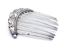 Antique Silver Hair Comb Hair Ornament