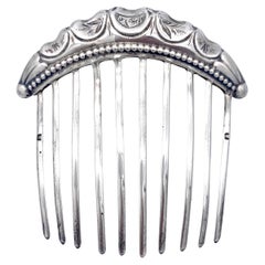 Antiker Silber-Haarkamm Haarschmuck