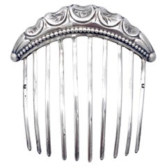 Antique Silver Hair Comb Hair Ornament