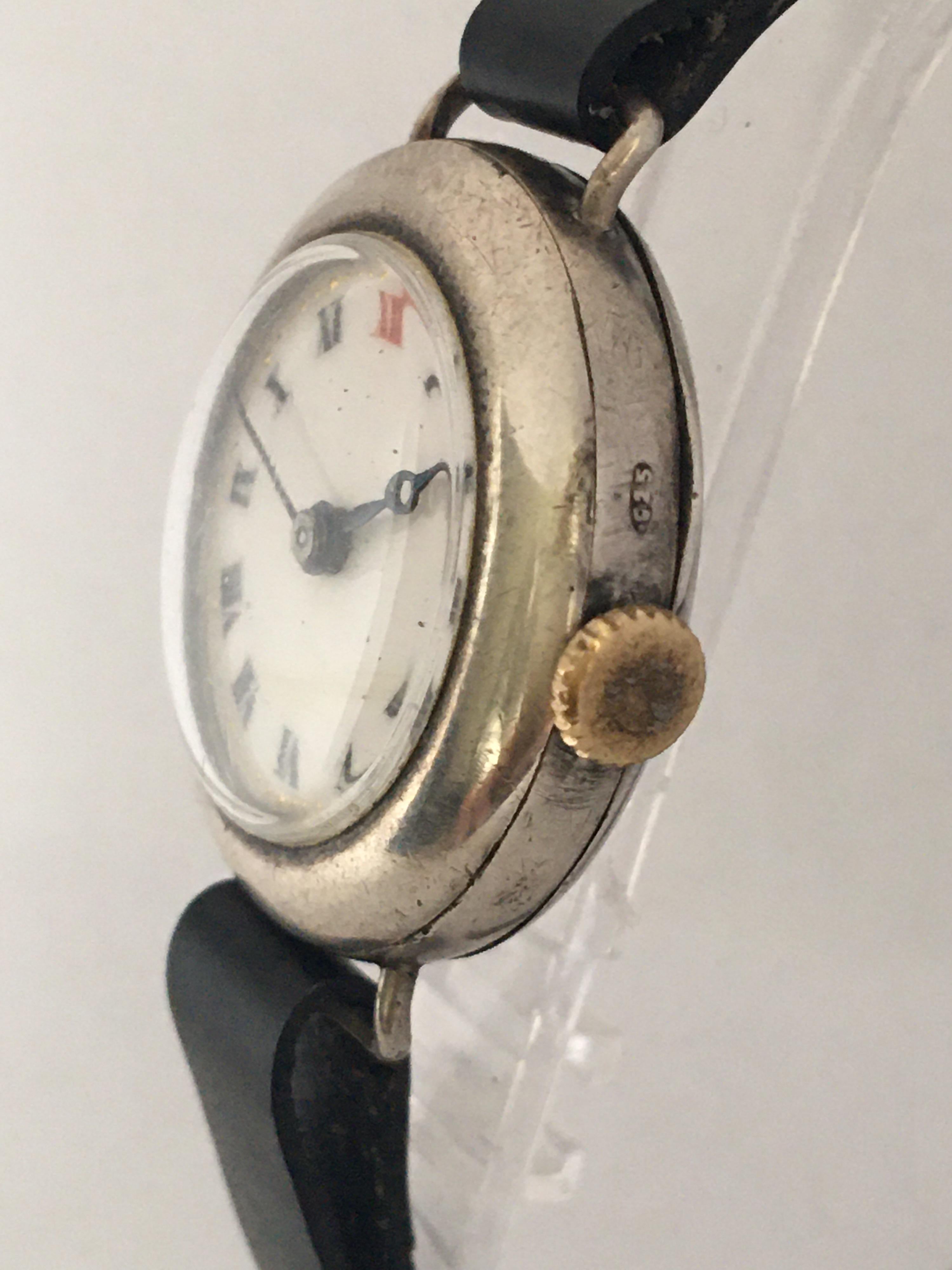 silver trench watch