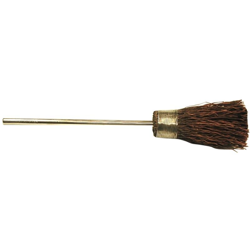 Antique Silver Handled Miniature Besom Broom Pen Wipe, 1884, W Thornhill & Co For Sale