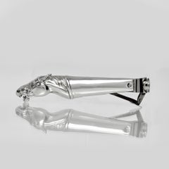 Antique Silver Horse Head Cigar Cutter