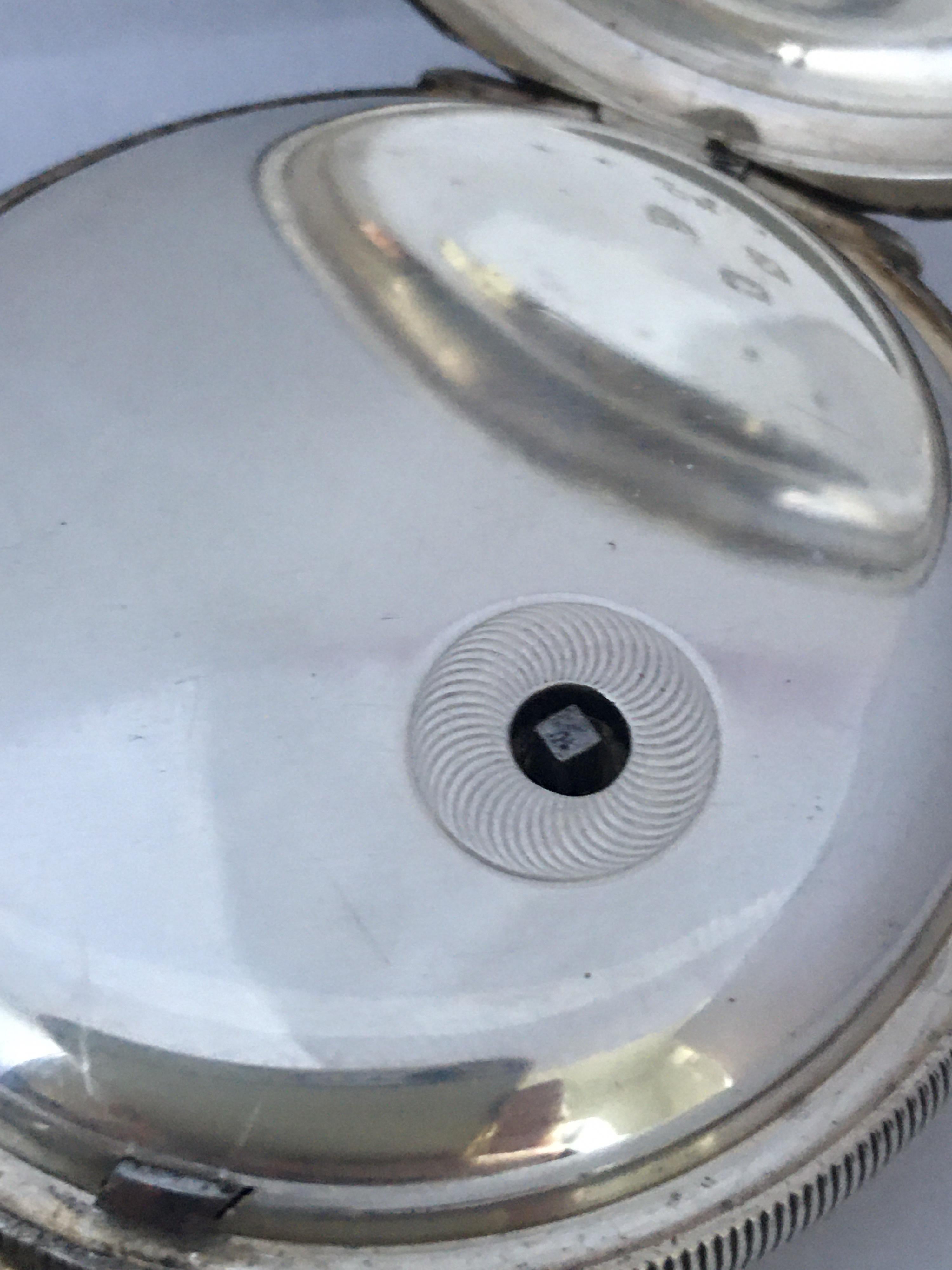 0.935 silver pocket watch