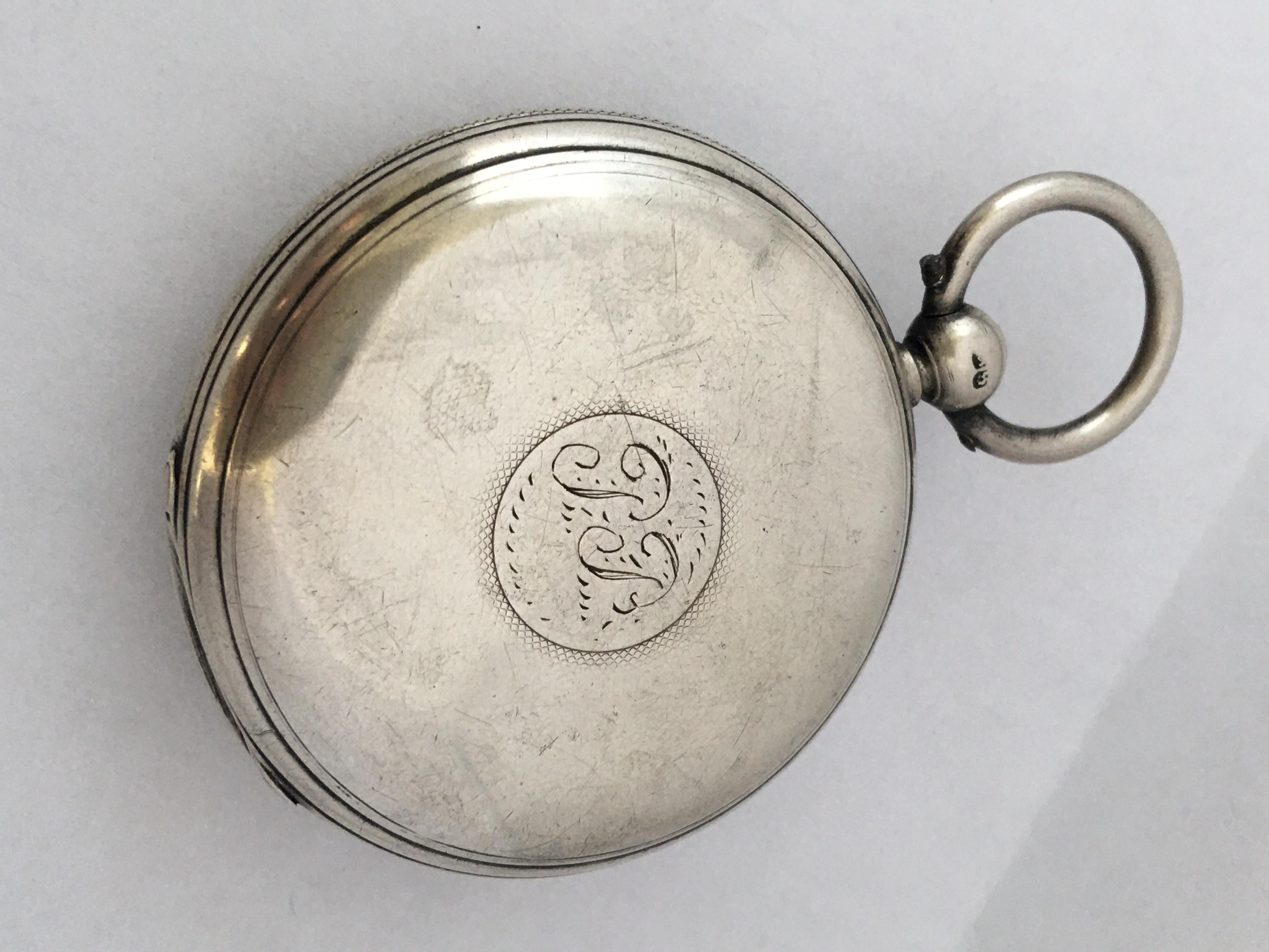 Antique Silver Key-Winding Pocket Watch Signed Charles Reeves, Hereford ...