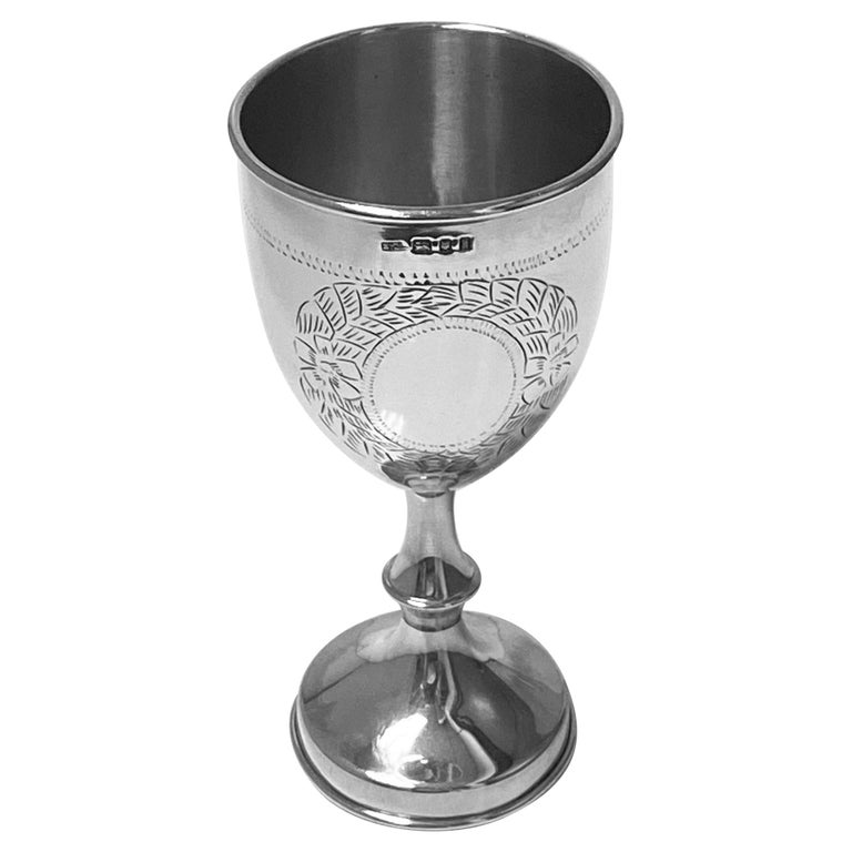 Antique Silver Kiddush Cup London 1925, Sigmund Zyto at 1stDibs