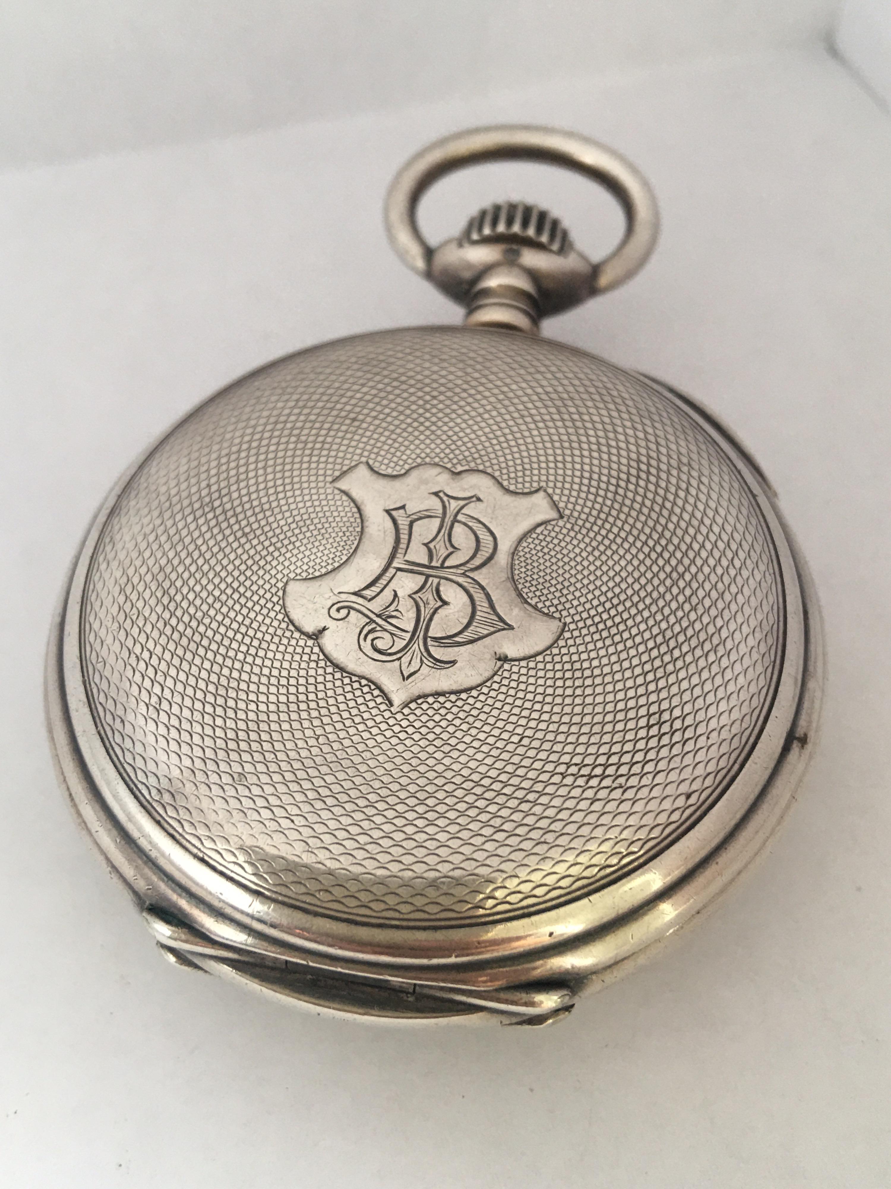 A Heavy silver Longines Pocket watch c.1880’s

it Won 3 gold medals and 7 silver medals in Paris Grand Prix exhibition in 1889. 

This watch is in good working condition and it is running well. Visible signs of ageing and wear with light tiny