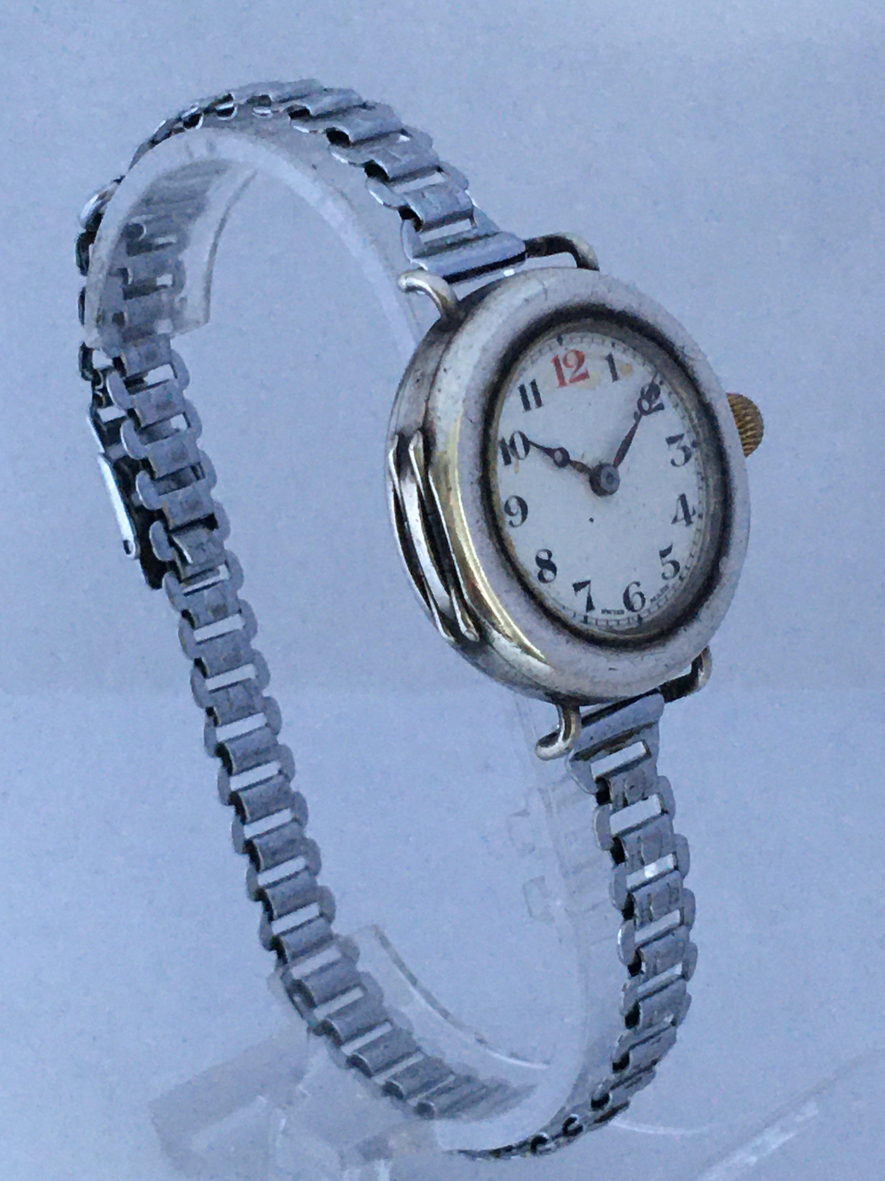 silver trench watch
