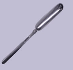 Antique Silver Marrow Scoop Spoon, London 1838 by Hayne & Cater