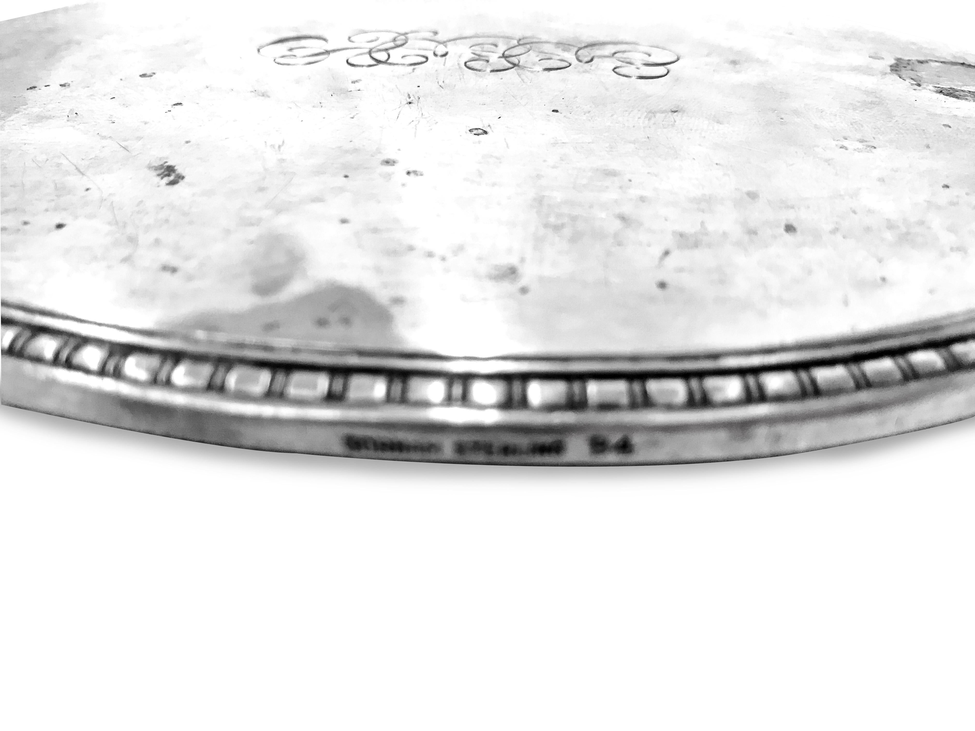 Antique Silver Mirror Gorham Sterling im Angebot 1