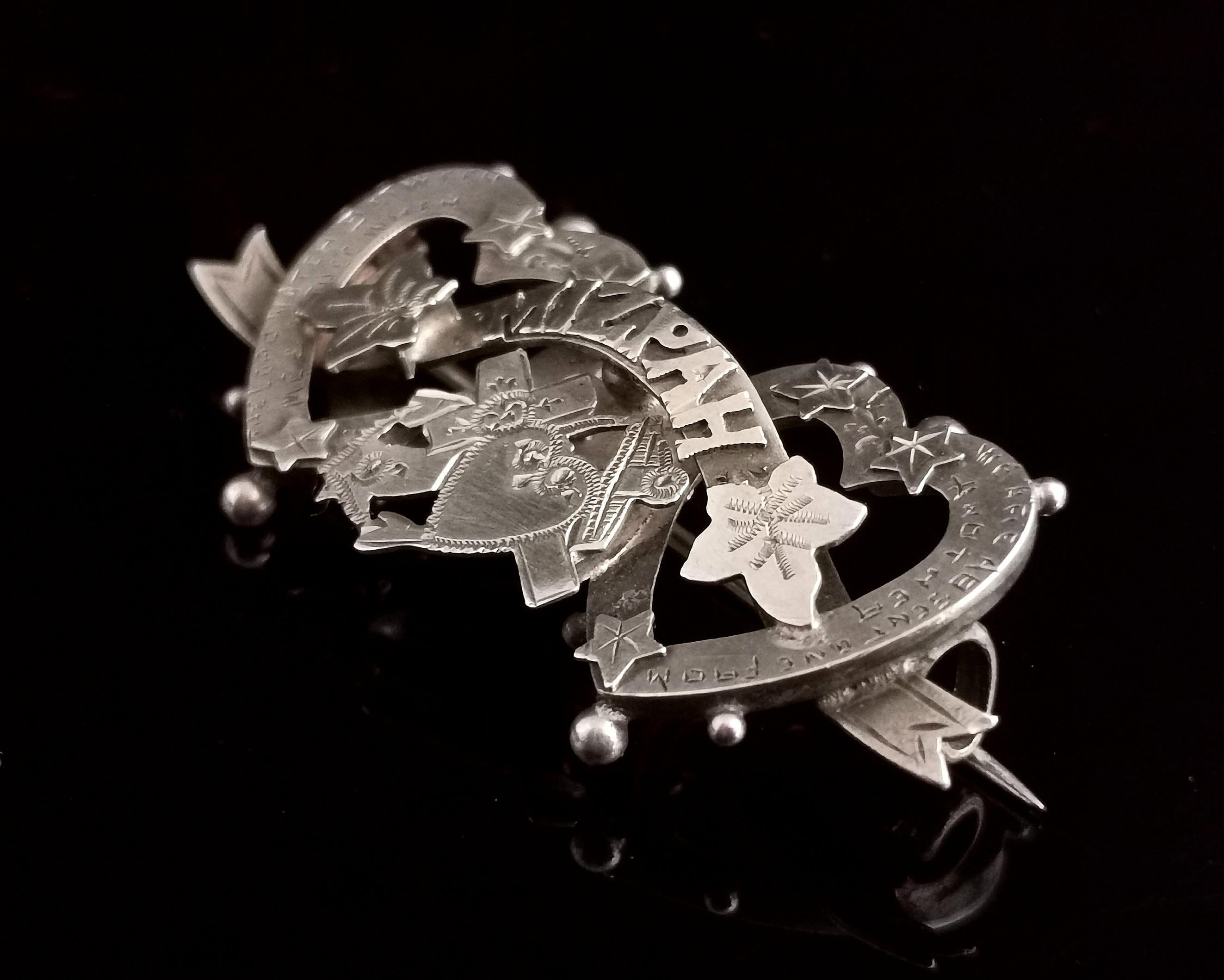 what does mizpah mean on a brooch