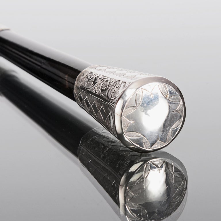 Antique Silver Mounted Conductor's Baton at 1stDibs