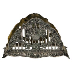 Antique silver napkin holder, Germany - Hanau, late 19th century.