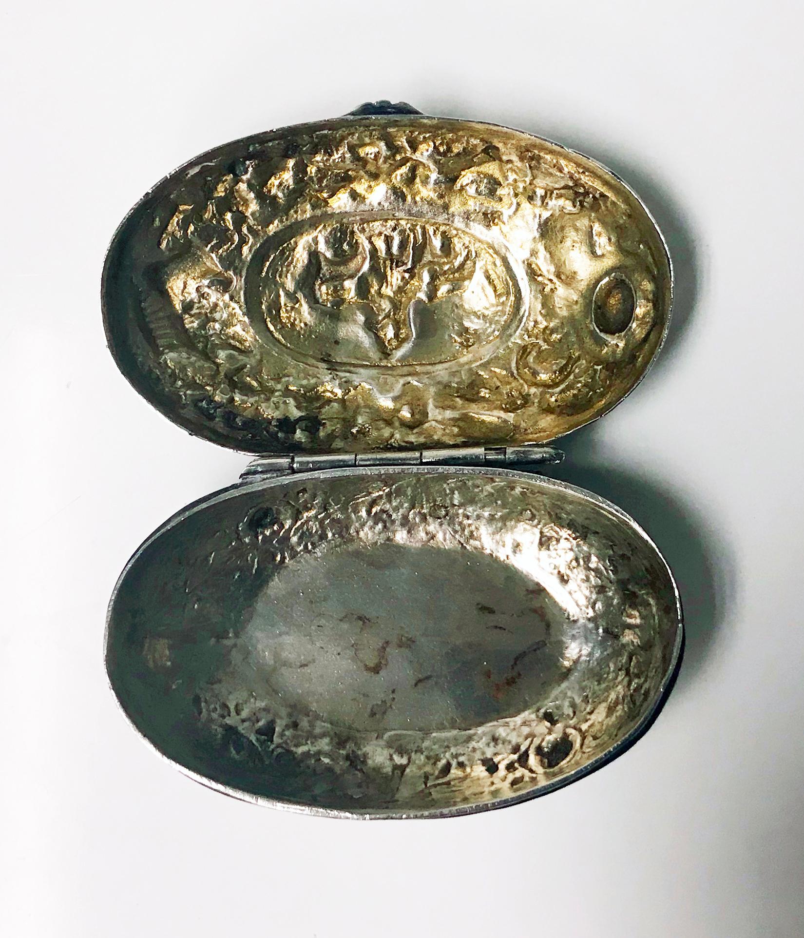 19th Century Antique Silver Neresheimer Hanau Box, circa 1900