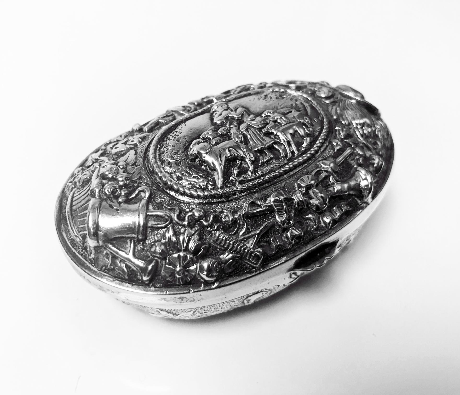 Antique Silver Neresheimer Hanau Box, circa 1900 1