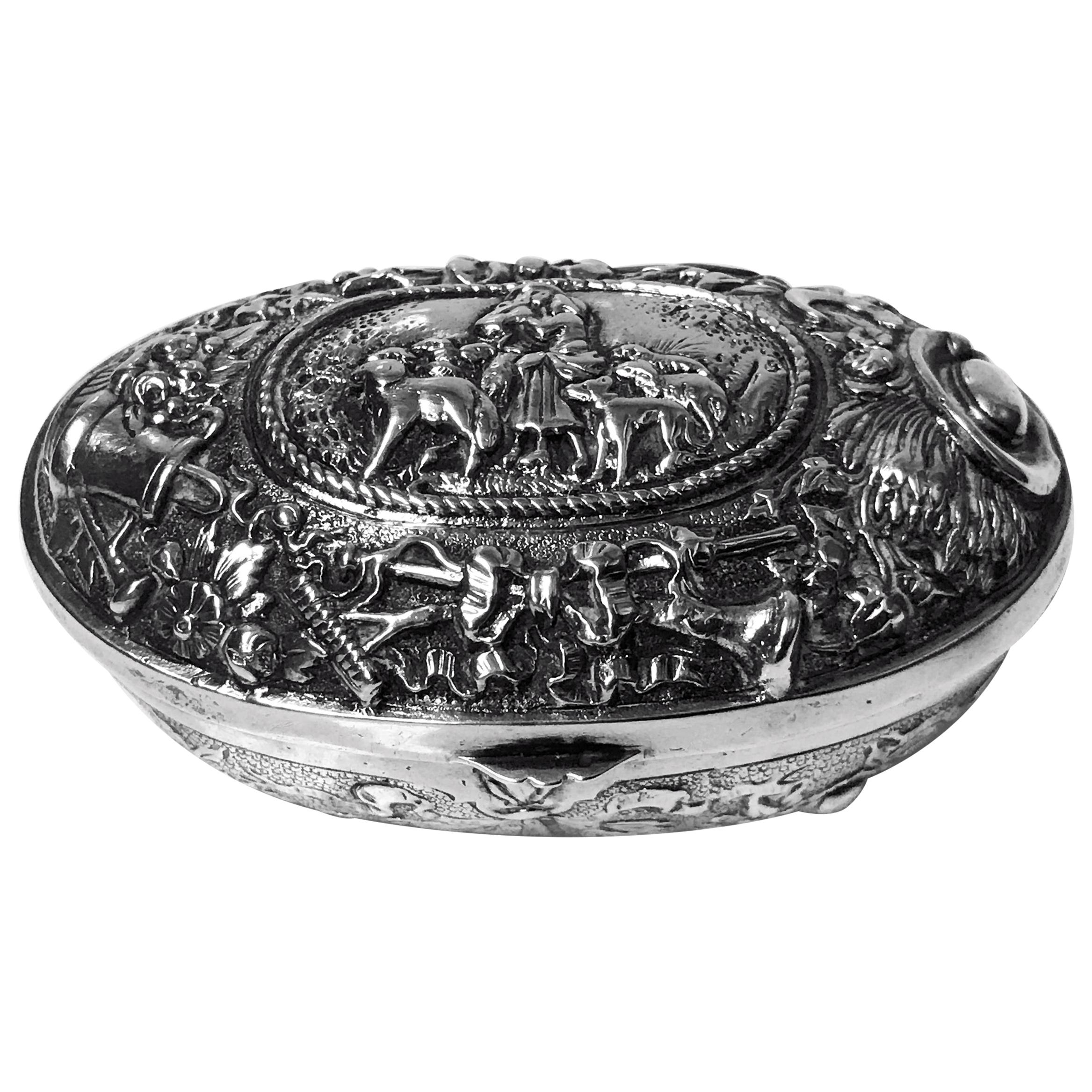 Antique Silver Neresheimer Hanau Box, circa 1900