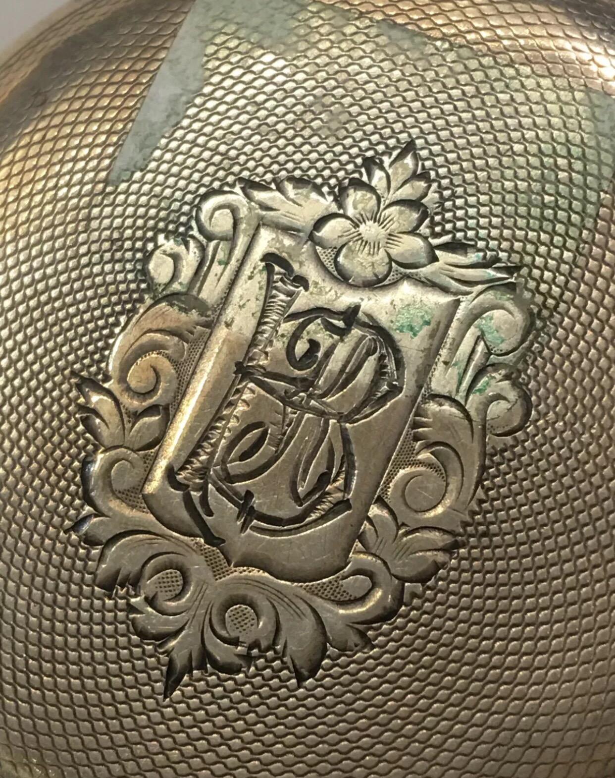 omega pocket watch silver