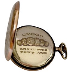 Antike Silber Omega Taschenuhr aus Silber