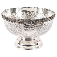 Antique Silver on Copper Wine Cooler by Barker Ellis 20th Century