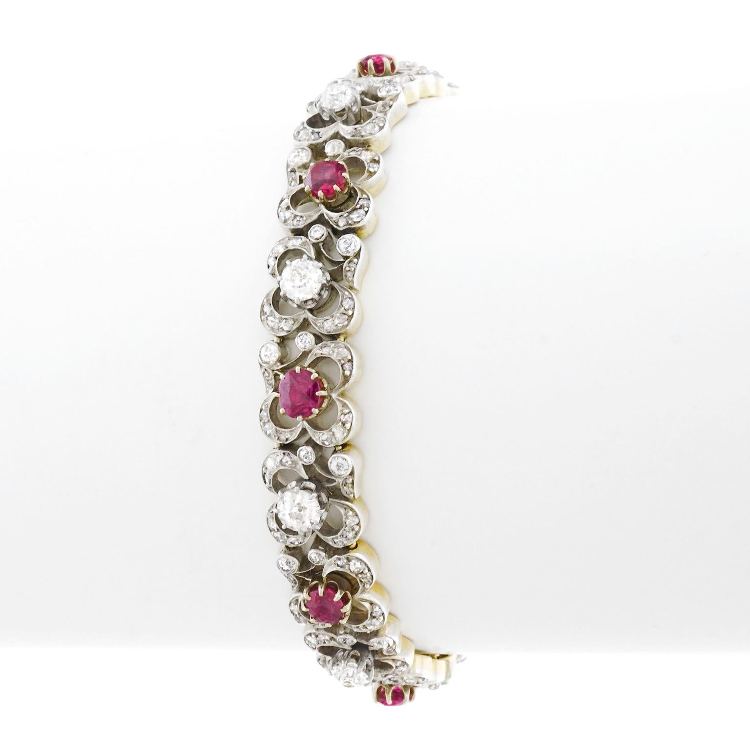 antique ruby bracelet